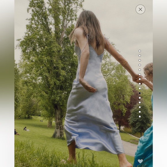 NWT J.Crew x Anna October V-neck slip dress in luster crepe 18 - Picture 12 of 16